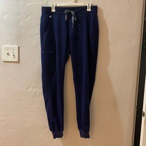 Figs Zamora Navy Jogger Scrub Pants (TALL)